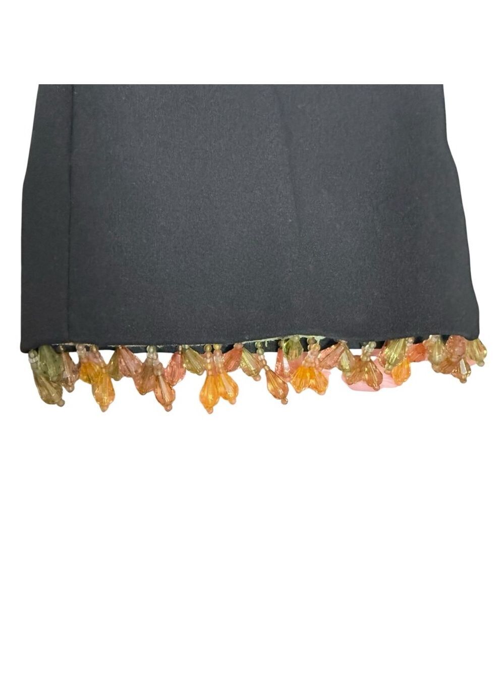 Vintage Cactus Flower Capri, Size 2, Black - Picture 2 of 9